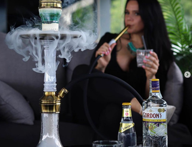shisha rauchen im winter